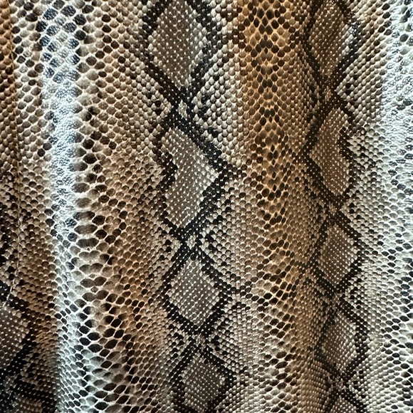 Zara Snakeskin Pleather Pants - Picture 3 of 4